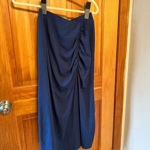 SK 44 NWT Revolve Bobi Navy XS Women's Twist Skirt